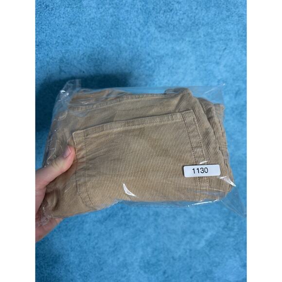 Brooks Brothers Pants Mens 32x32 Tan Light Brown Corduroy Stretch Red Fleece - Picture 16 of 16